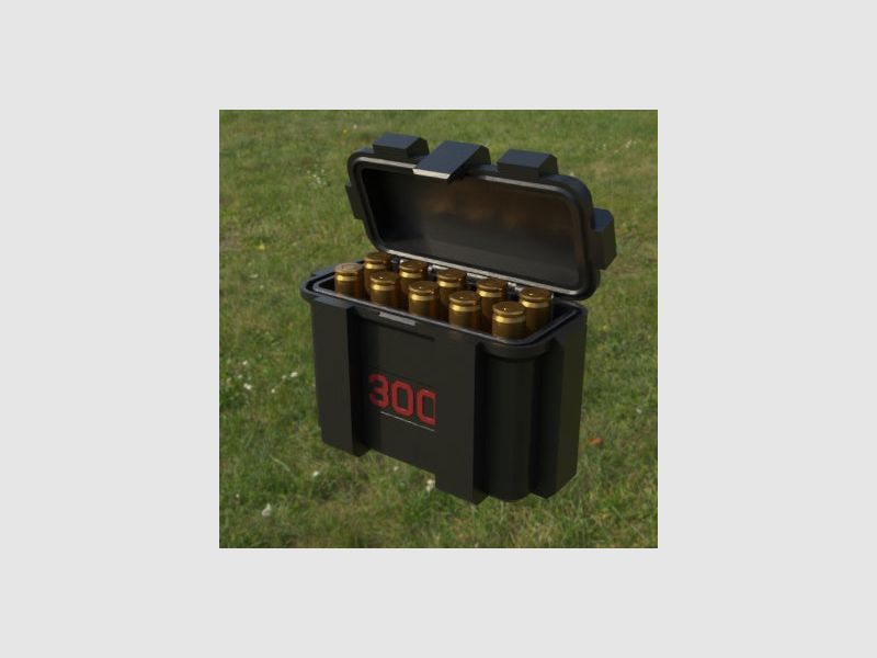Filamelt Munitionsbox / .300 AAC Blackout / ‘Klappdeckel’ / Patronenbox, Ammo Box