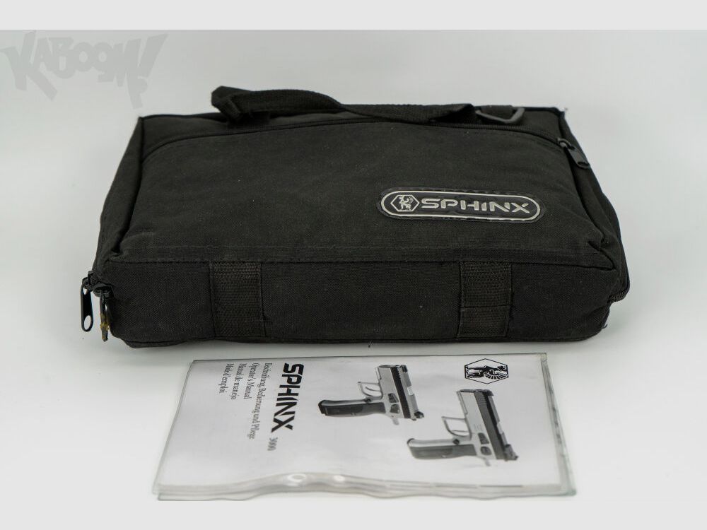 Sphinx 3000 Competition Production 9 mm – ca. 250 Schuss – komplett – Rarit Competition Production, Bild 8 von 9
