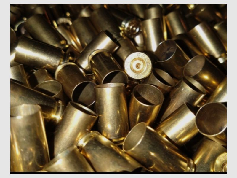 9mm Luger Hülsen Winchester, gebraucht, 780 Stück
