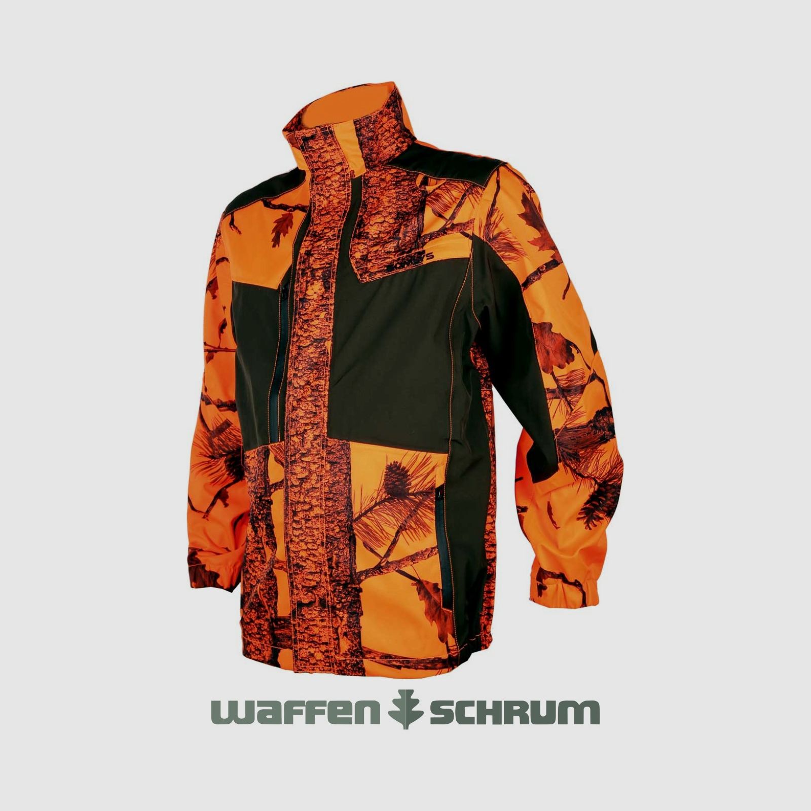 Somlys Signaljacke Softshell Summer Camo Orange