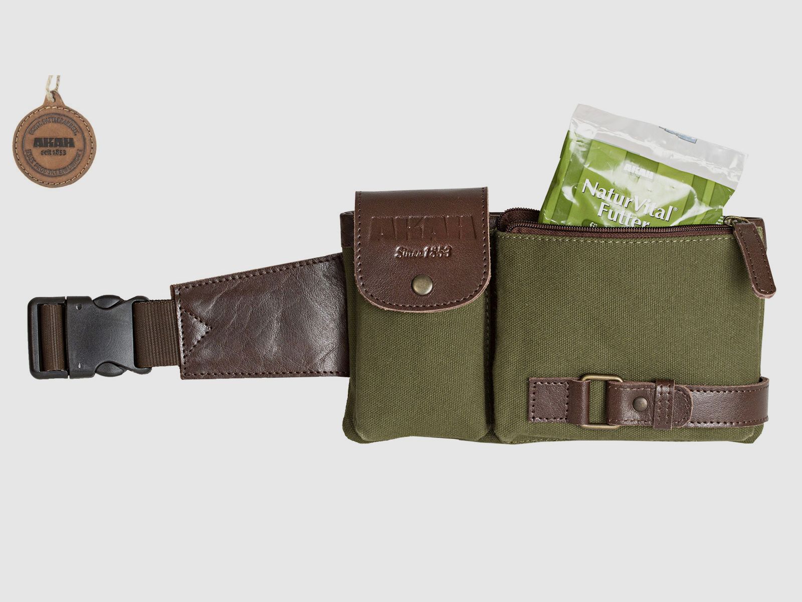 Bauchtasche Canvas/Leder, Bild 2 von 3