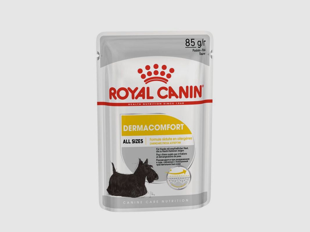 ROYAL CANIN Nassfutter Dermacomfort für empfindliche Haut 12x85 g