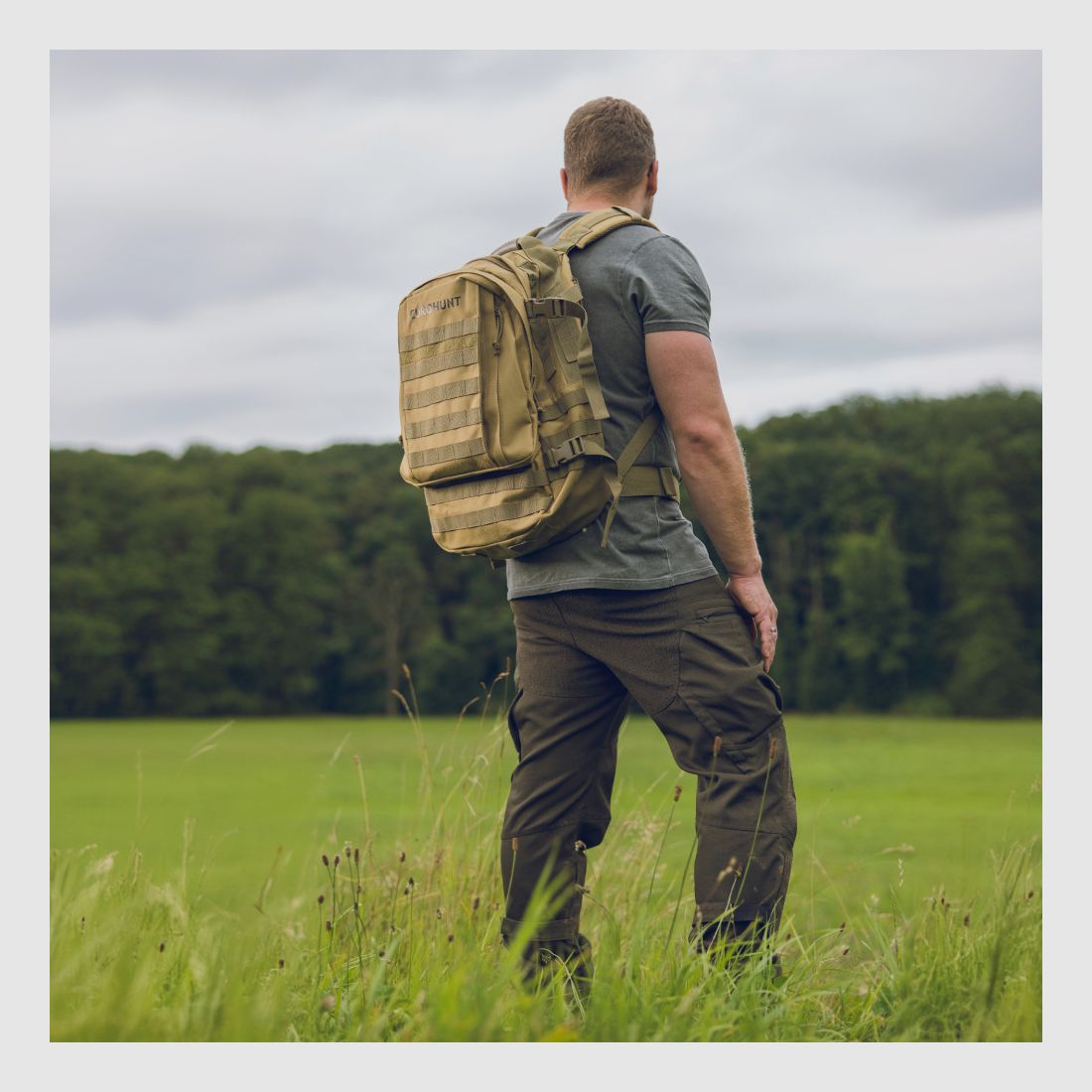 EUROHUNT Mochila de Caza 2 Marrón - Mochila de Caza 25L de Gran Capacidad, imagen 4 de 8