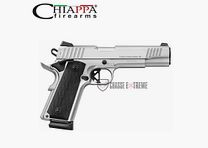 Pistolet CHIAPPA 1911 Superior Grade Chrome 11 Cps Cal 9x19