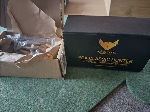Fox Classic Hunter, Kal. 270, 50 neue Geschosse