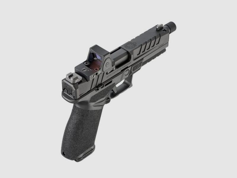 Pistola semiautomatica HS-ECHELON 3-Dot TRYT, cal. 9x19mm, canna da 5,19"; nera, immagine 2 di 4