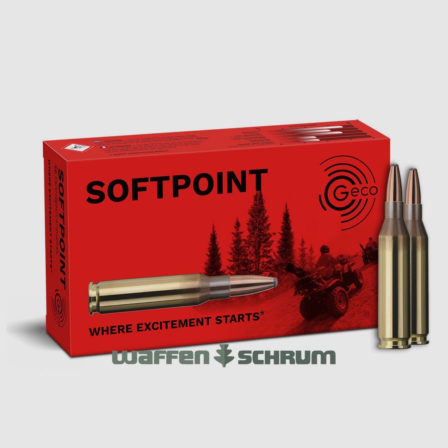 Geco Partial Jacket/SP 6.8g - 105gr .243Win