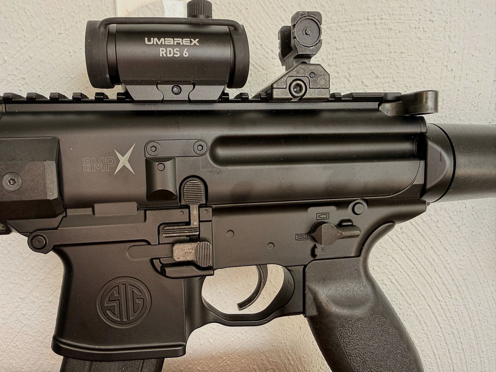 <SIG SAUER MPX Co2 rifle black 4.5 mm diabolo>