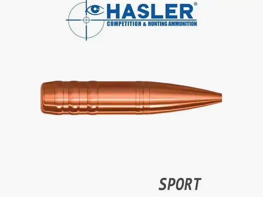 Projectiles Monolithiques Hasler Long Range 6,5 mm (.264), 128grs