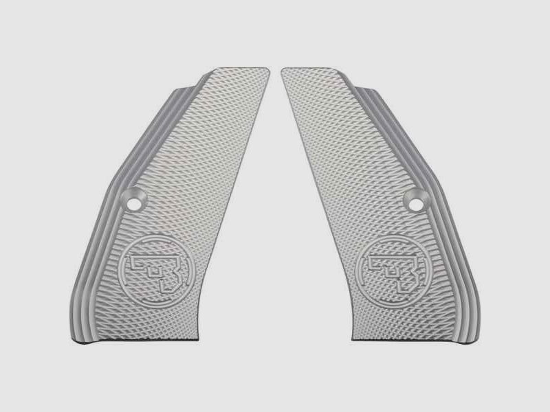 Griffschalen Alu Silver SP01 lang ohne Jetfunnel