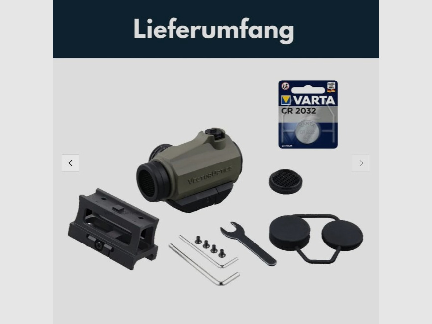 Vector Optics SCRD-42 Maverick-III 1x22 S-SOP - Leuchtpunktvisier