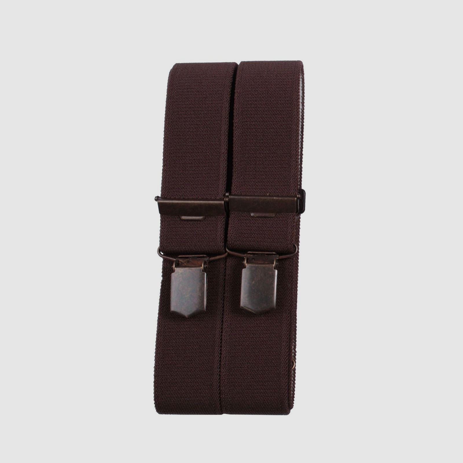 Foresta Hosenträger mit Clip 120x3,5cm Braun