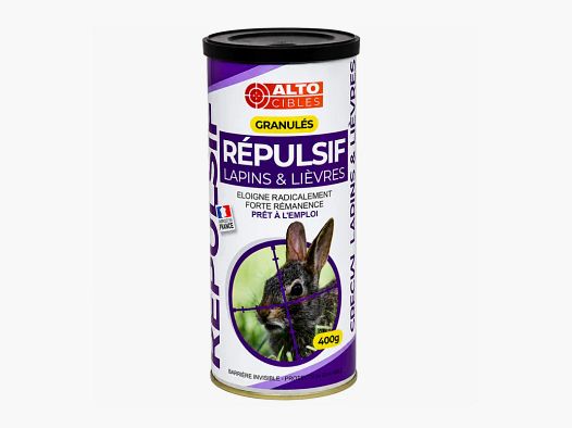 Granulat-Räuberabwehrmittel für Kaninchen und Hasen Cibles Alto 400 g