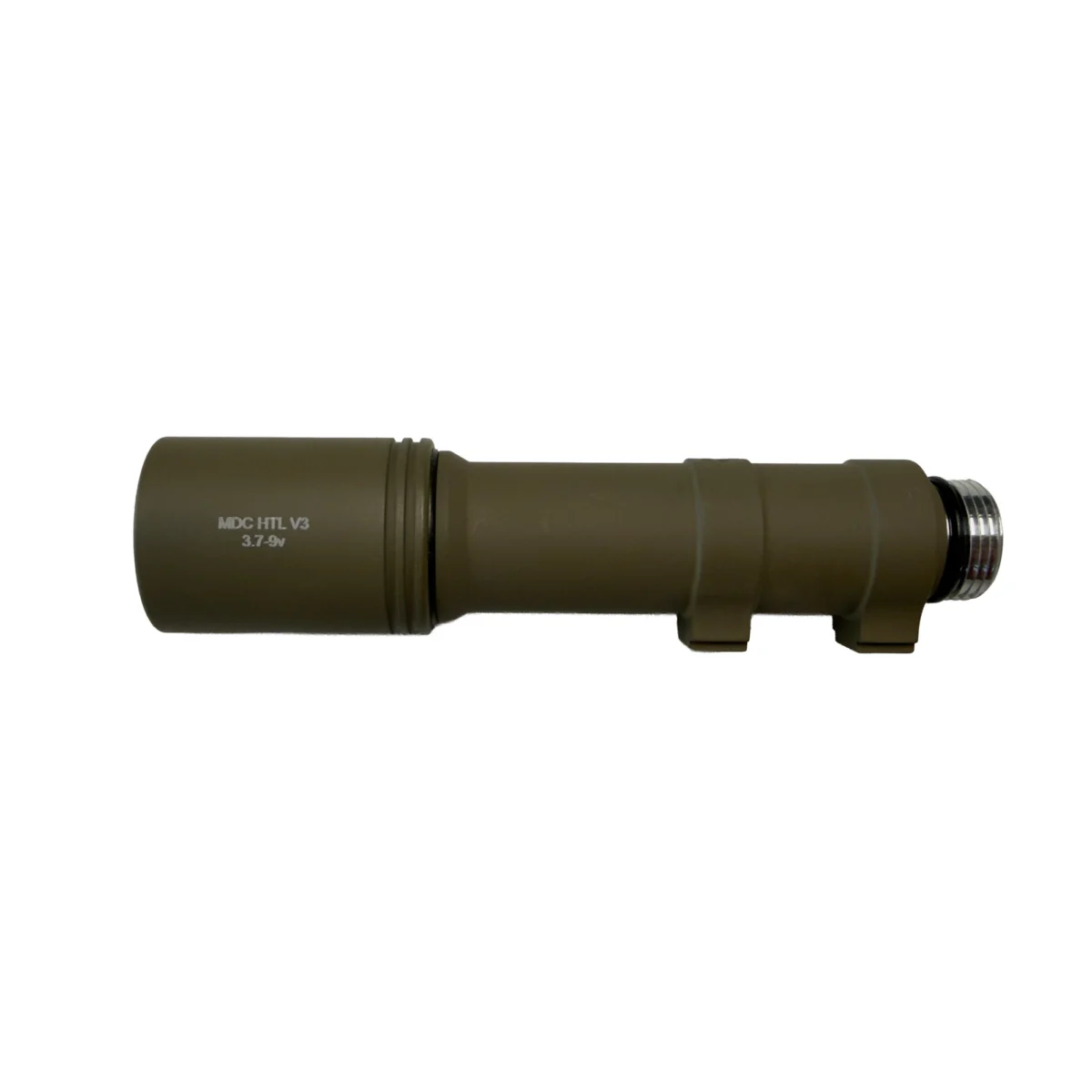 ARISAKA 18650 flashlight with Malkoff HTLv3 head – FDE
