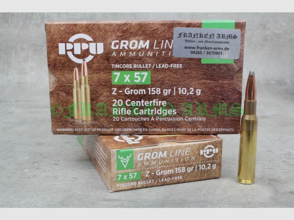PPU Z-GROM 7x57 158gr. 10,2g 20 Stück Staffelpreise
