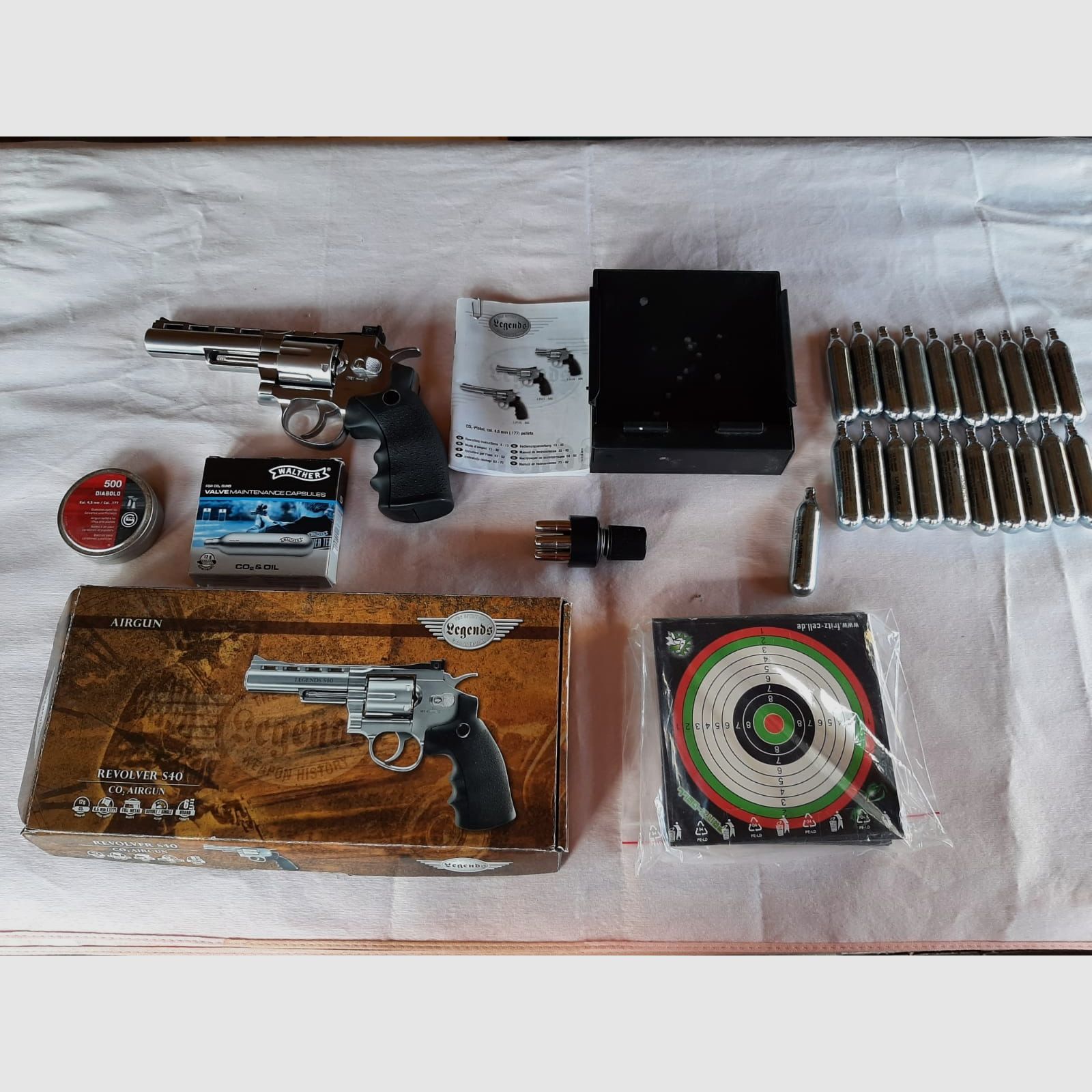  Legends S40 Pistolet pneumatyczny z akcesoriami 