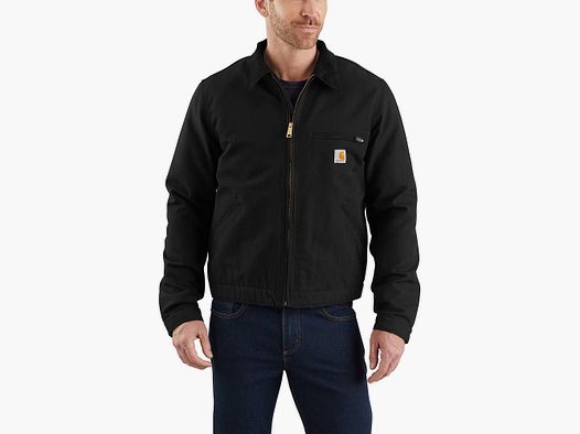 Veste Carhartt Duck Detroit Homme Noire XL