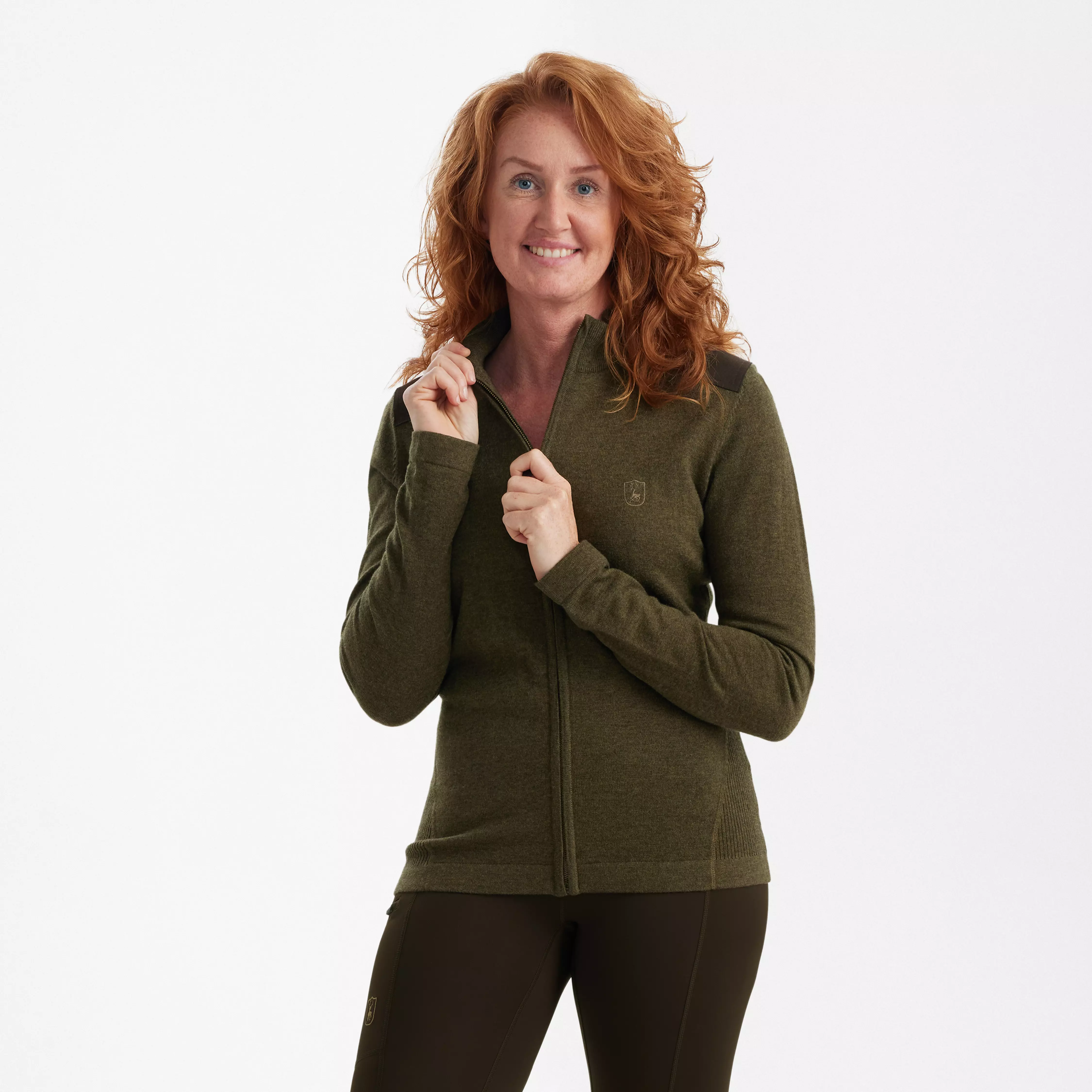 Lady Darlington cardigan en maille - Cypress, image 1 sur 5