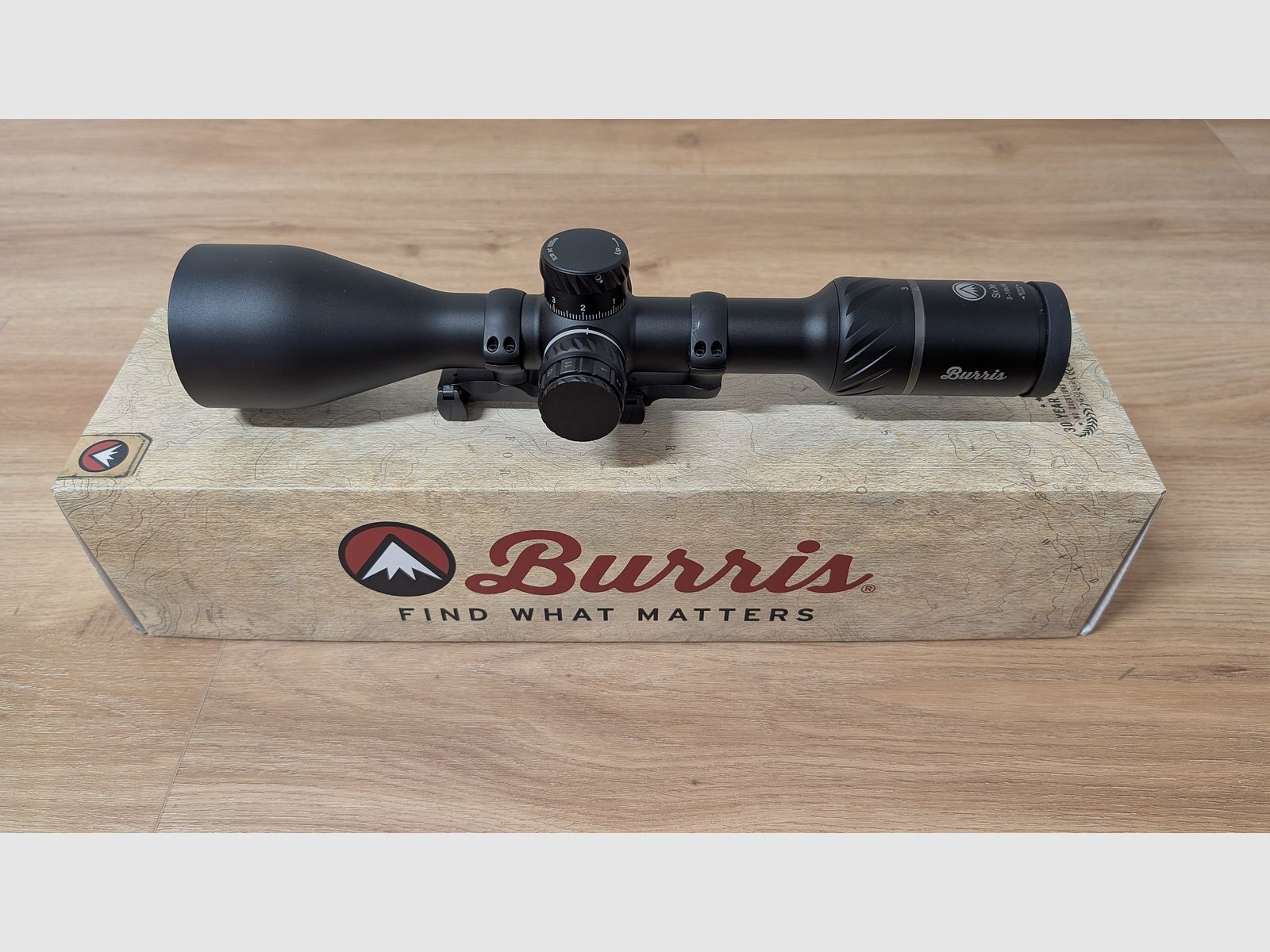 Burris Six XE 3-18x56 SCR2 Mil FFP, riflescope, like new