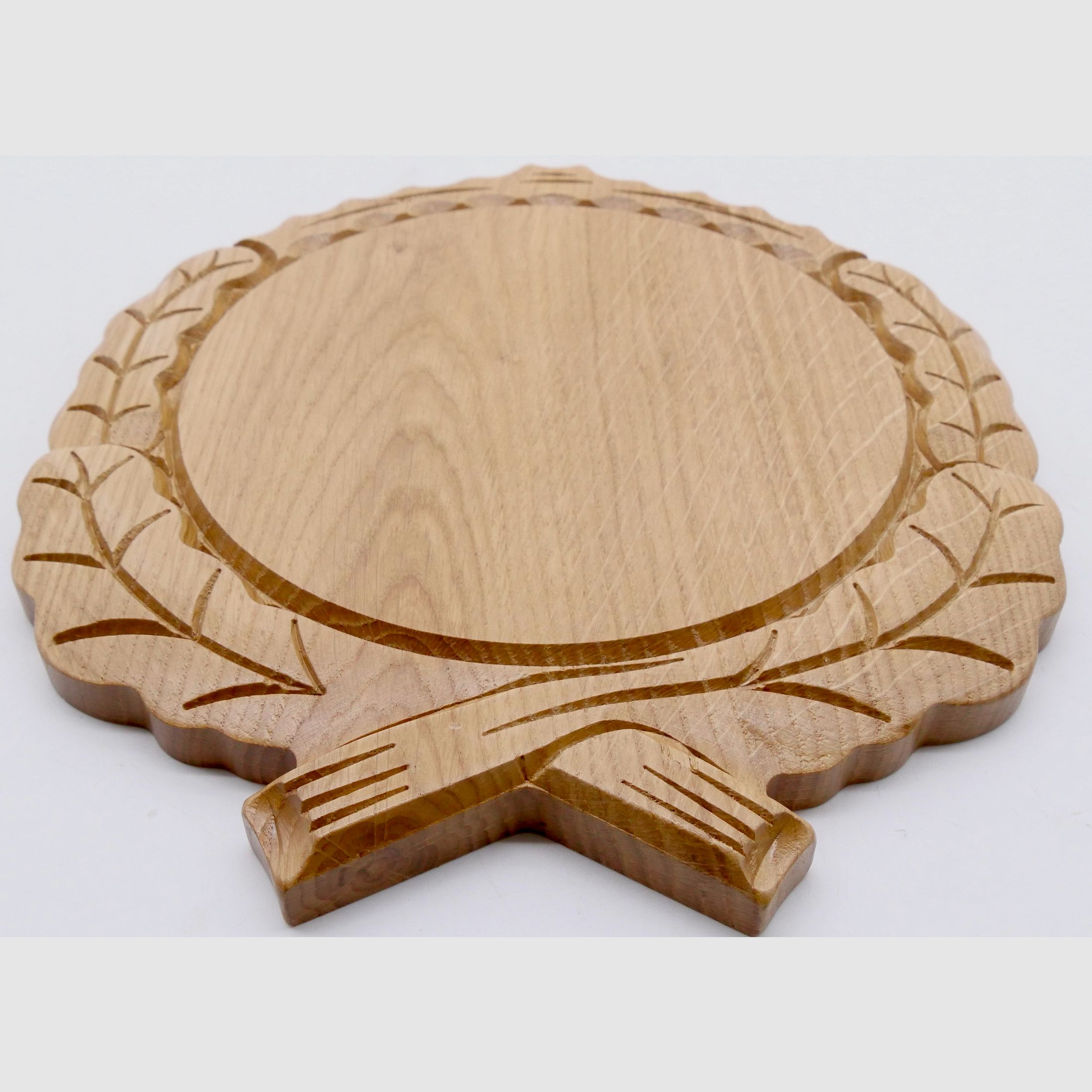 Plaques en chêne sculptées pour armes de sanglier Hell 17 cm