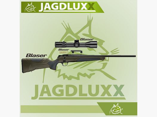 Blaser R8 Professional 2.0 in dunkel oliv im Komplettset mit Blaser B2 2-12x50 iC S