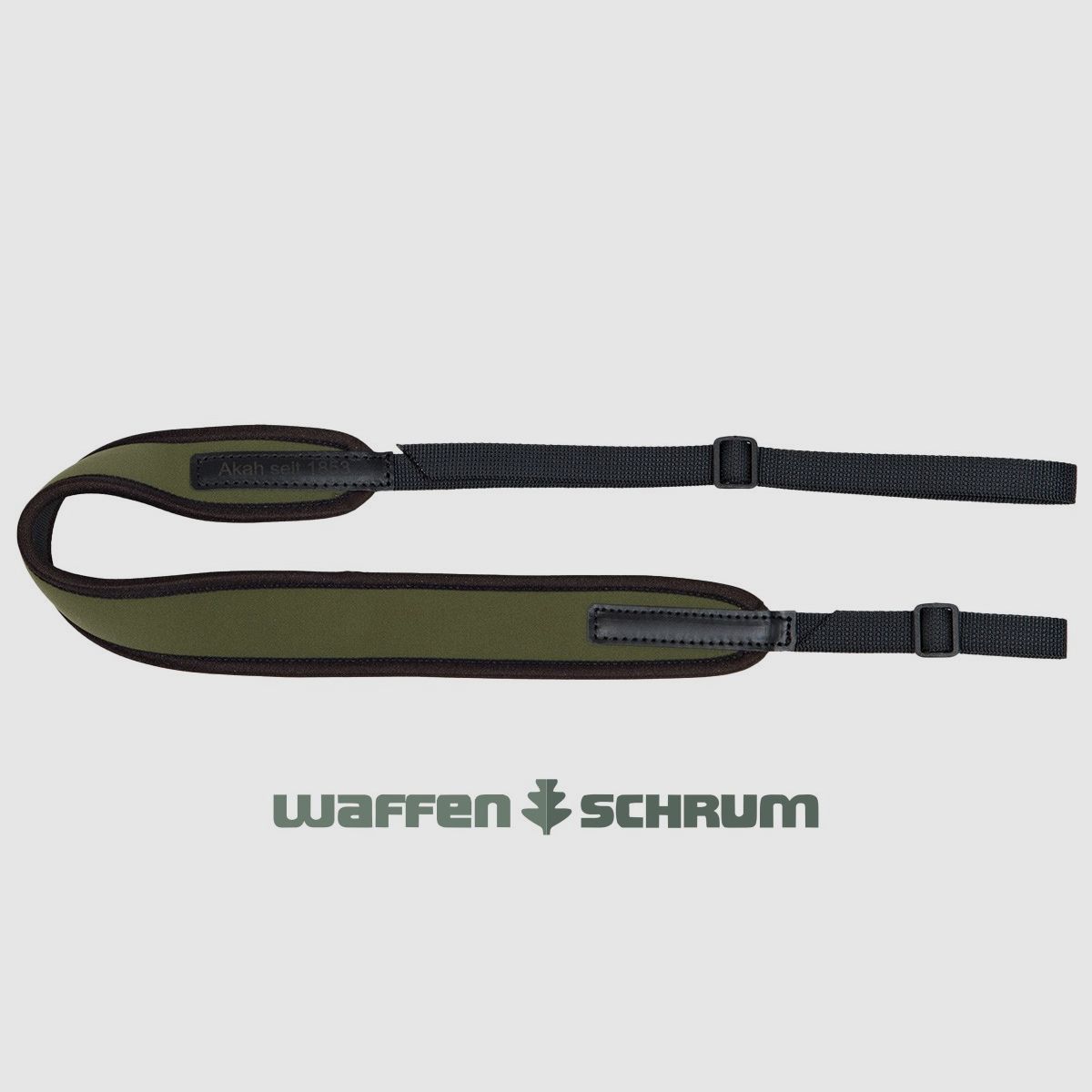 AKAH rifle sling neoprene padded - green