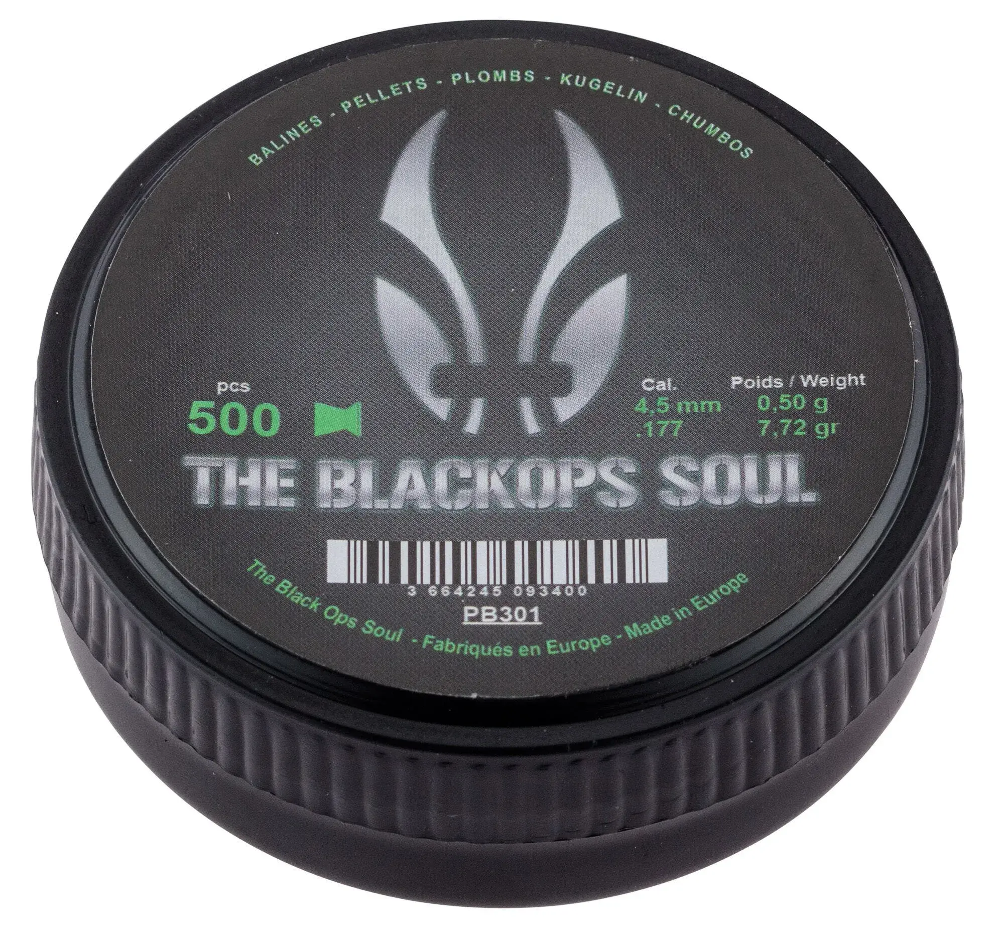 Pellets The Black Ops Soul Flat Head Caliber 4.5 MM, image 8 of 8