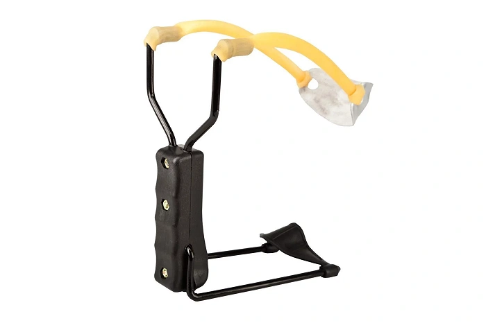 Proca POE LANG metal target slingshot with support, image 1 of 2