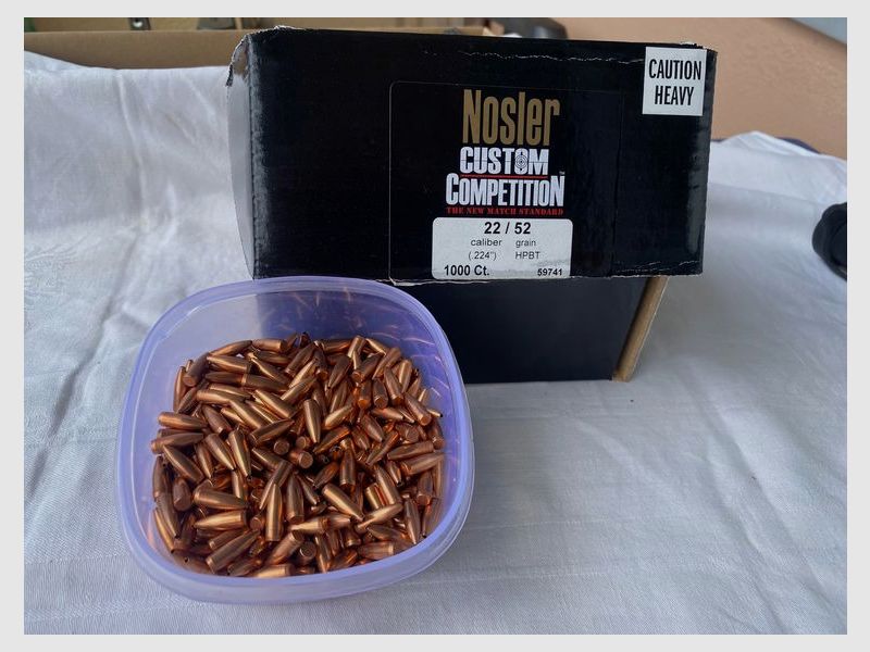 Nosler-Geschosse für Kal. .224