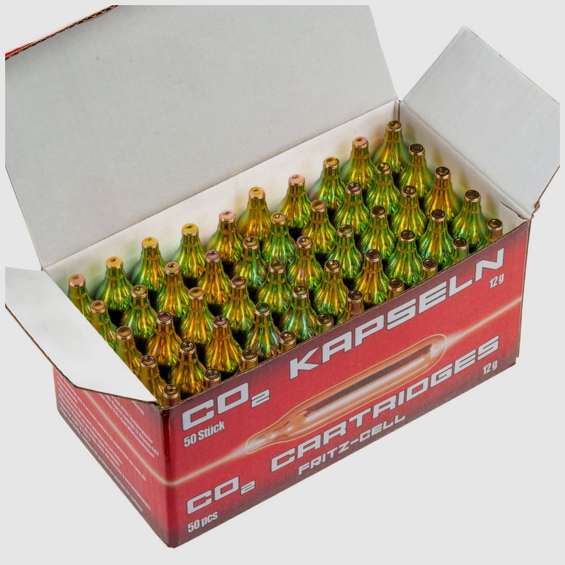 Co² 12g Kapsel | FRITZ-CELL| HDR50 | HDP50 | HDR68 | HDB68 | HDS68 | HDX68 | SIX-NEEDLER | DARTIE | Alfa 1.50 | für Co² Waffen