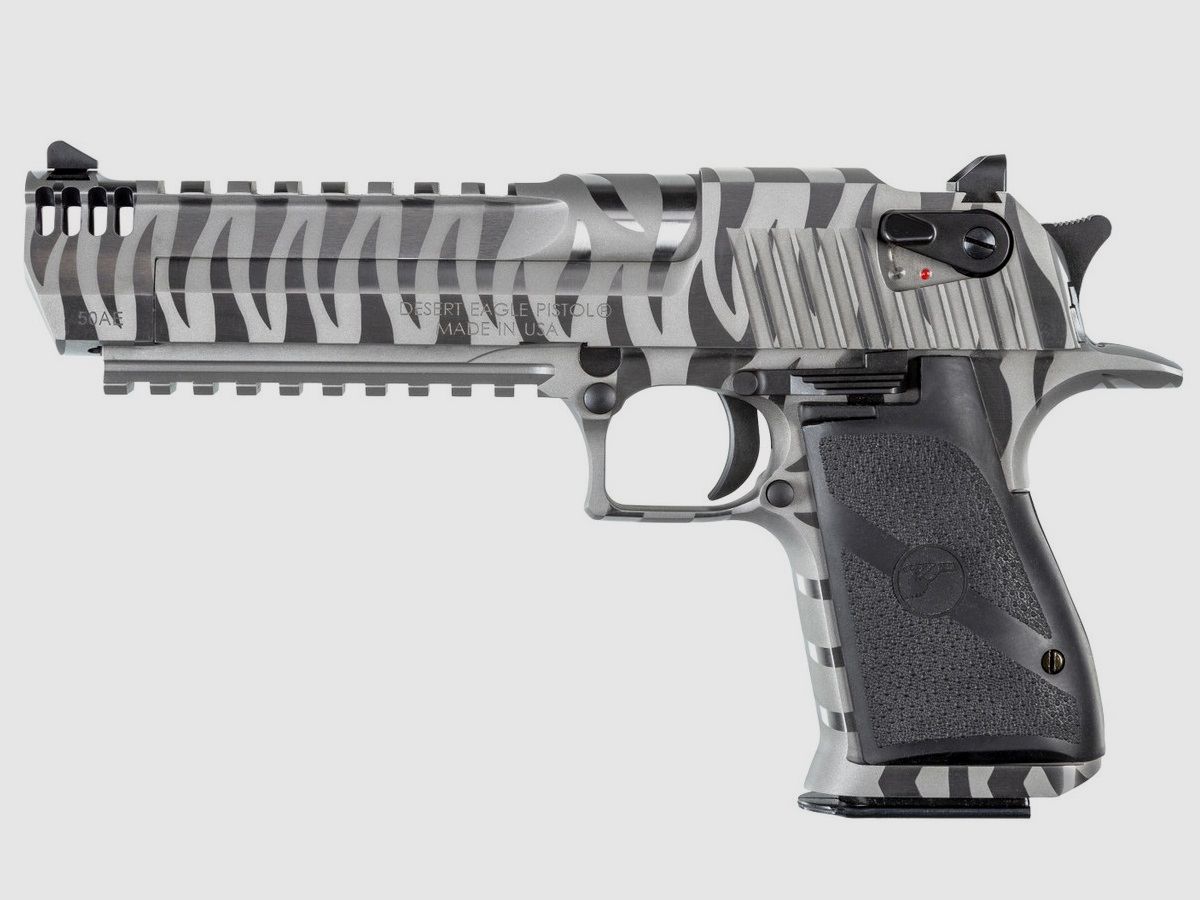 Desert Eagle XIX 6" IMB White Tiger Stripe