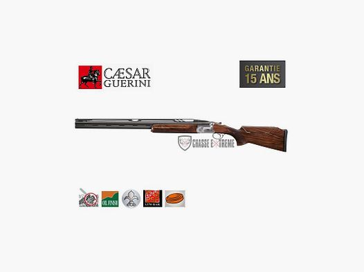Fusil CAESAR GUERINI Invictus Trap Impact Cal 12/70 Bande Demi Haute Réglable