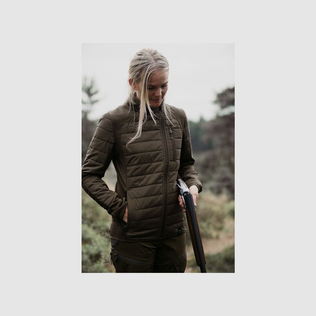 Northern Hunting Damen Jacke Kara Grün