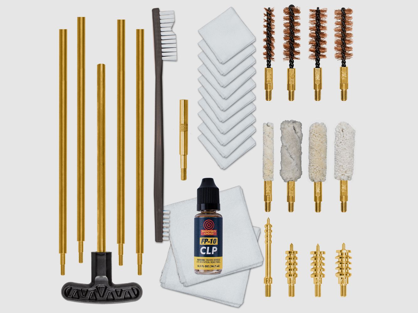 Set di pulizia Otis per pistola .22/9mm/.40/.45 incluso box di stoccaggio