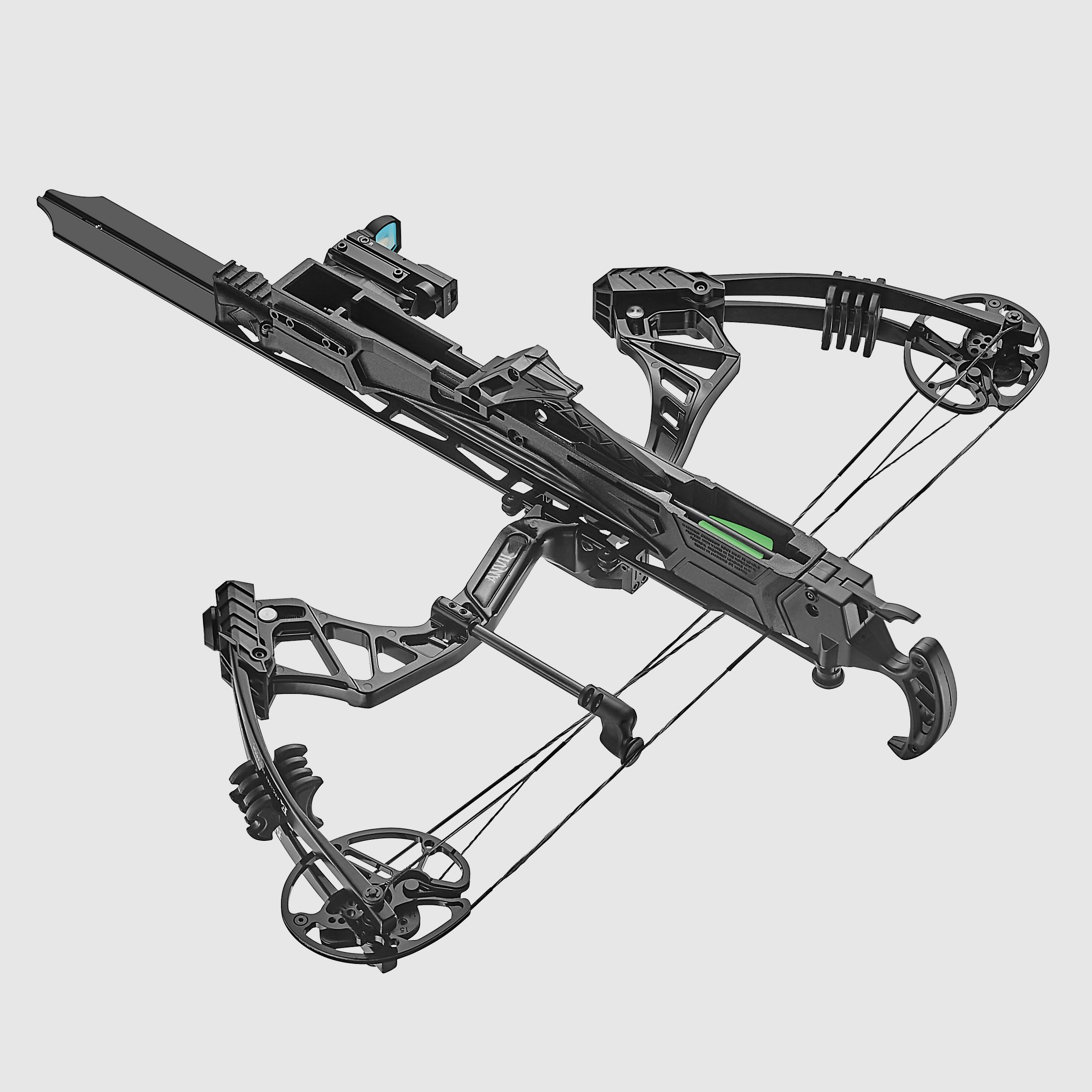 Whipshot compound bow with magazine