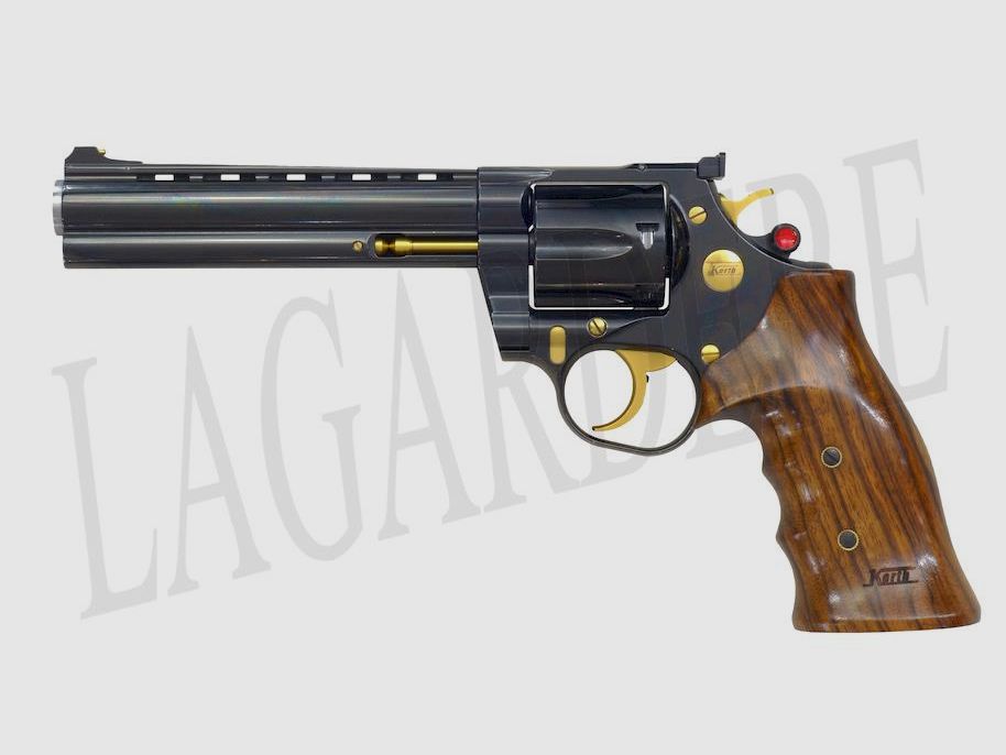 KORTH CLASSIC BLACK/GOLD 6" (REVOLVER)