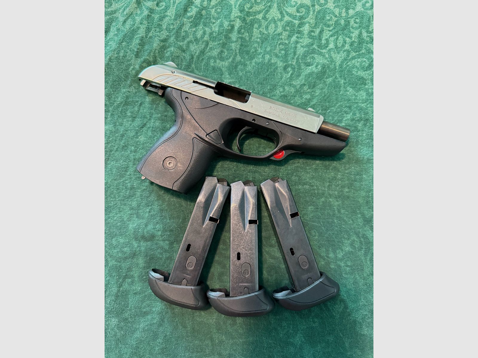 Röhm Vektor CP1 Veloursvernickelt 9mm P.A.K.