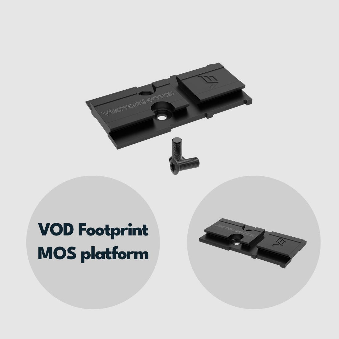 Vector Optics SCFRM-12 GLOCK MOS Adapter für VOD (Aimpoint) Footprint