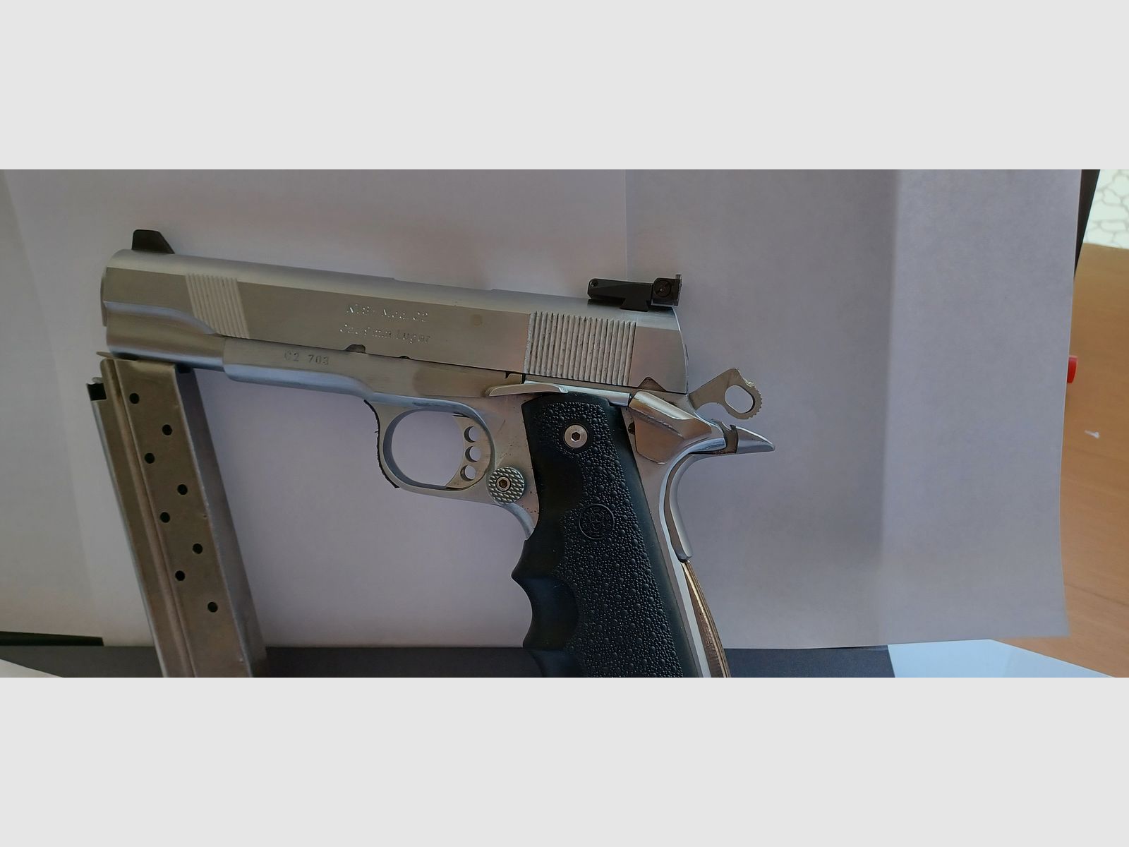 1911-Clon en 9 mm PARA de KTS, modèle C2 No: 703 - Customs Gun-