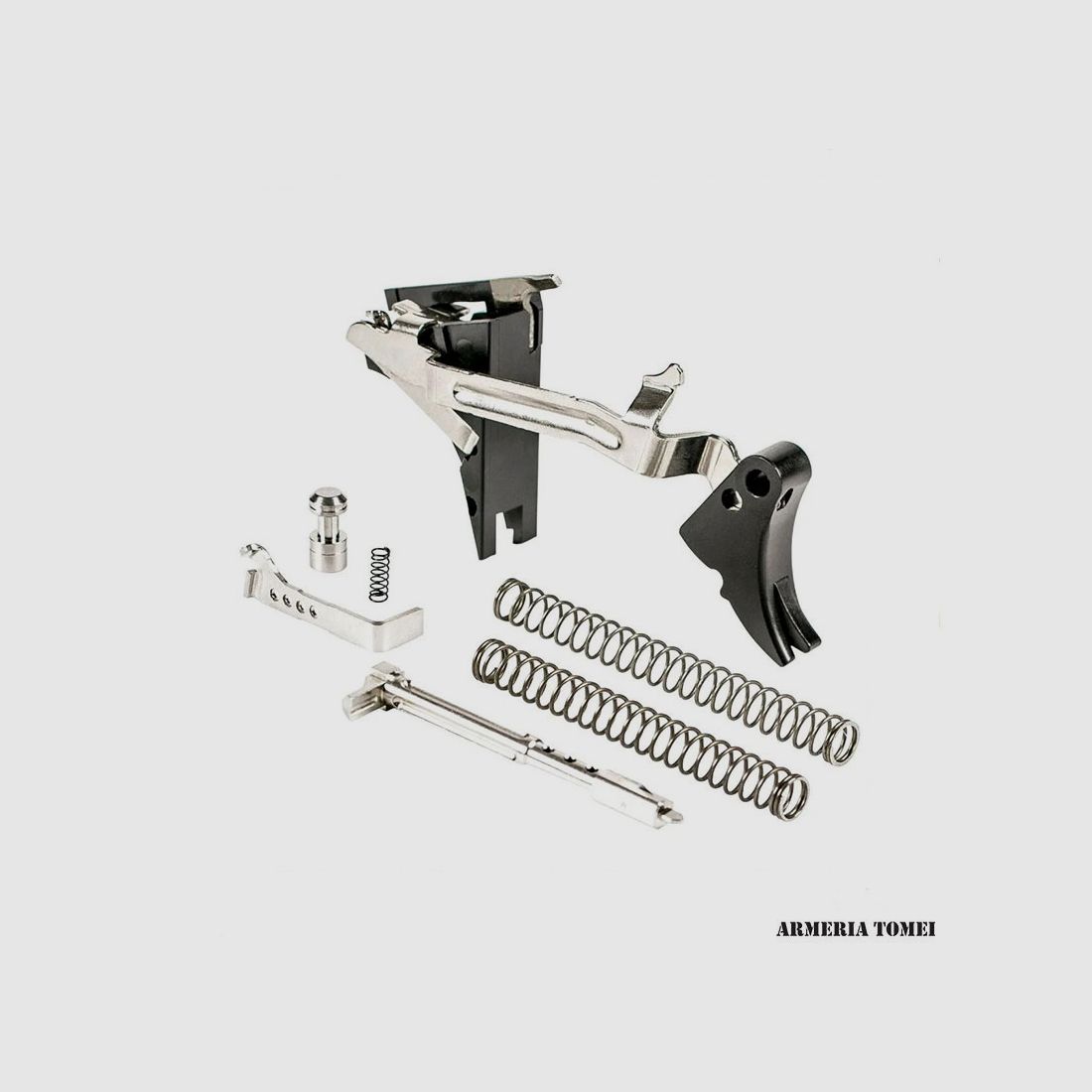 ZEV TECHNOLOGIES – FULCRUM TRIGGER KIT DROP – IN POUR MISE À NIVEAU DE LA DÉTENTE RÉGLABLE ZEV FULCRUM, 4E GÉNÉRATION, 9MM, BLK / BLK