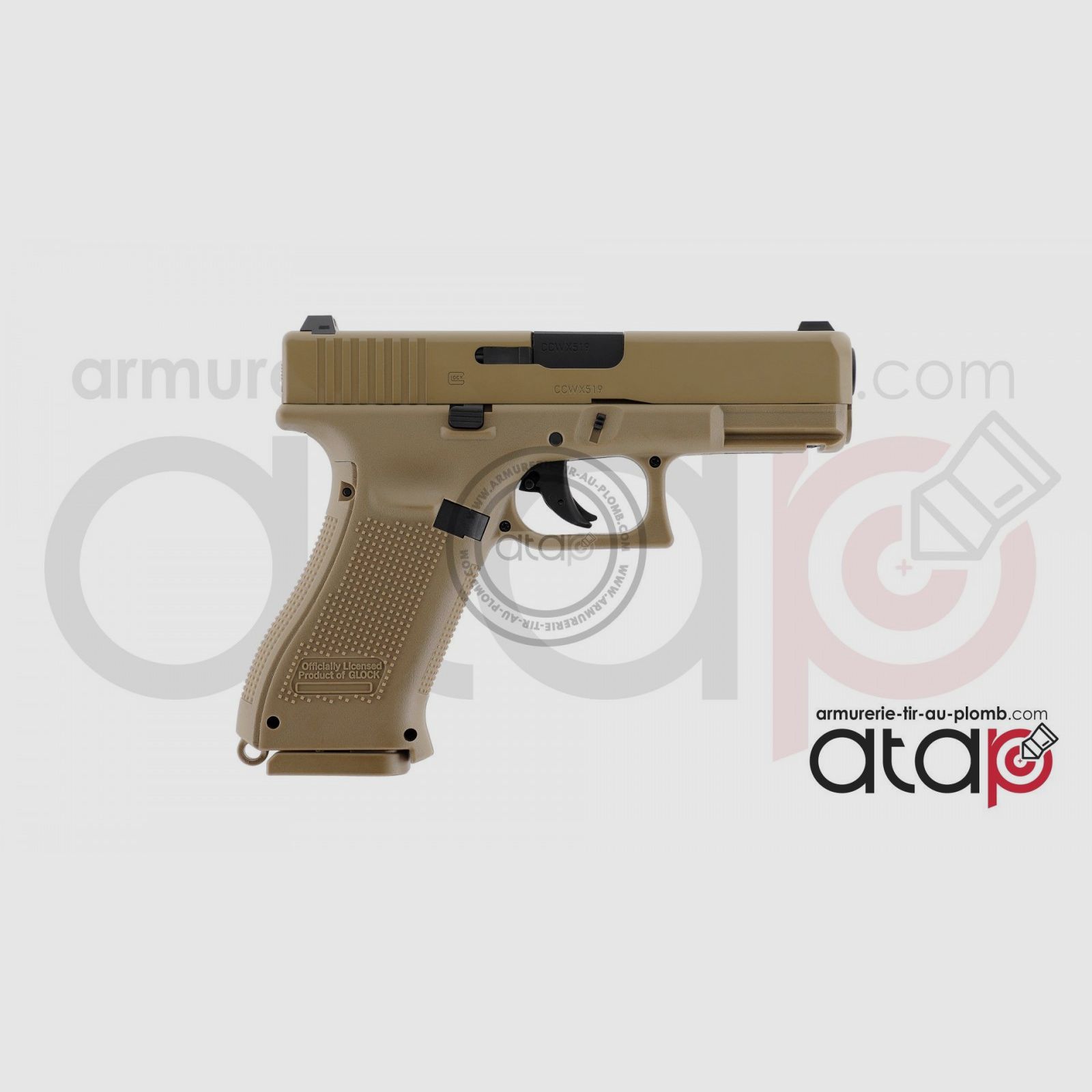 Pistolet Glock 19X Umarex 4,5 mm BB, image 3 sur 3