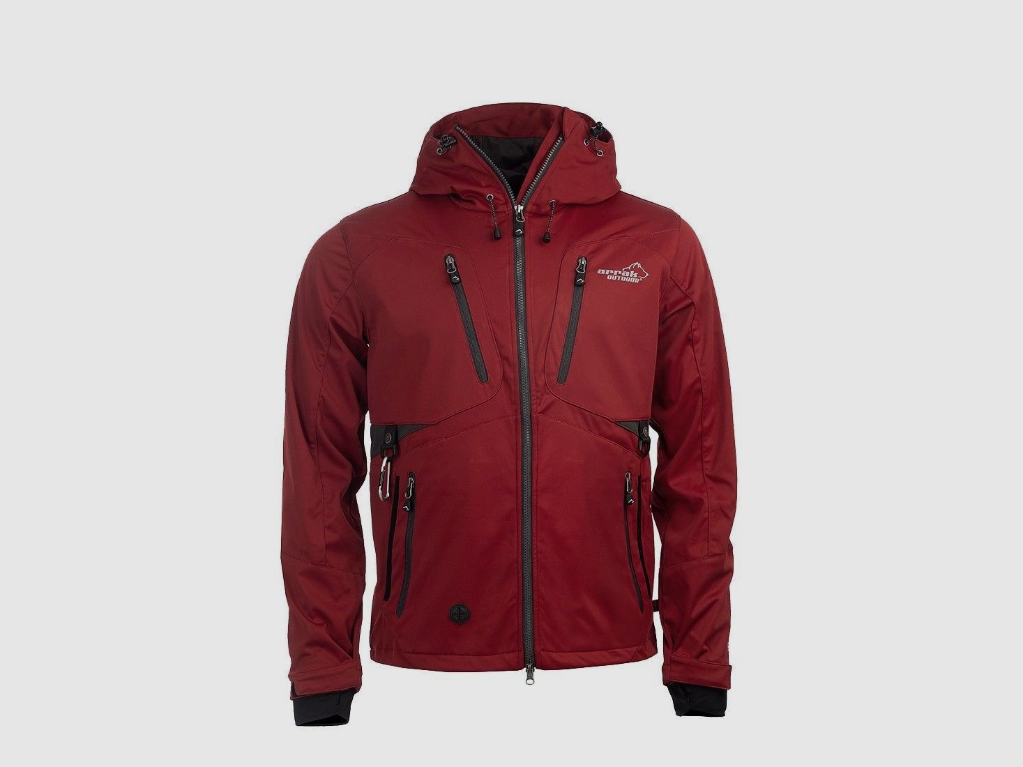 Arrak Outdoor Akka Veste Softshell Homme Rouge 5XL