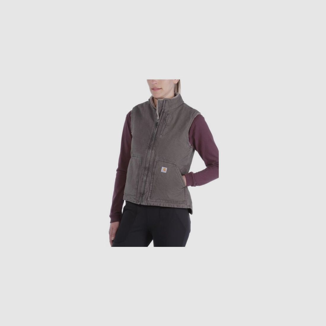 Carhartt Damen Weste Sandstone Mock Neck