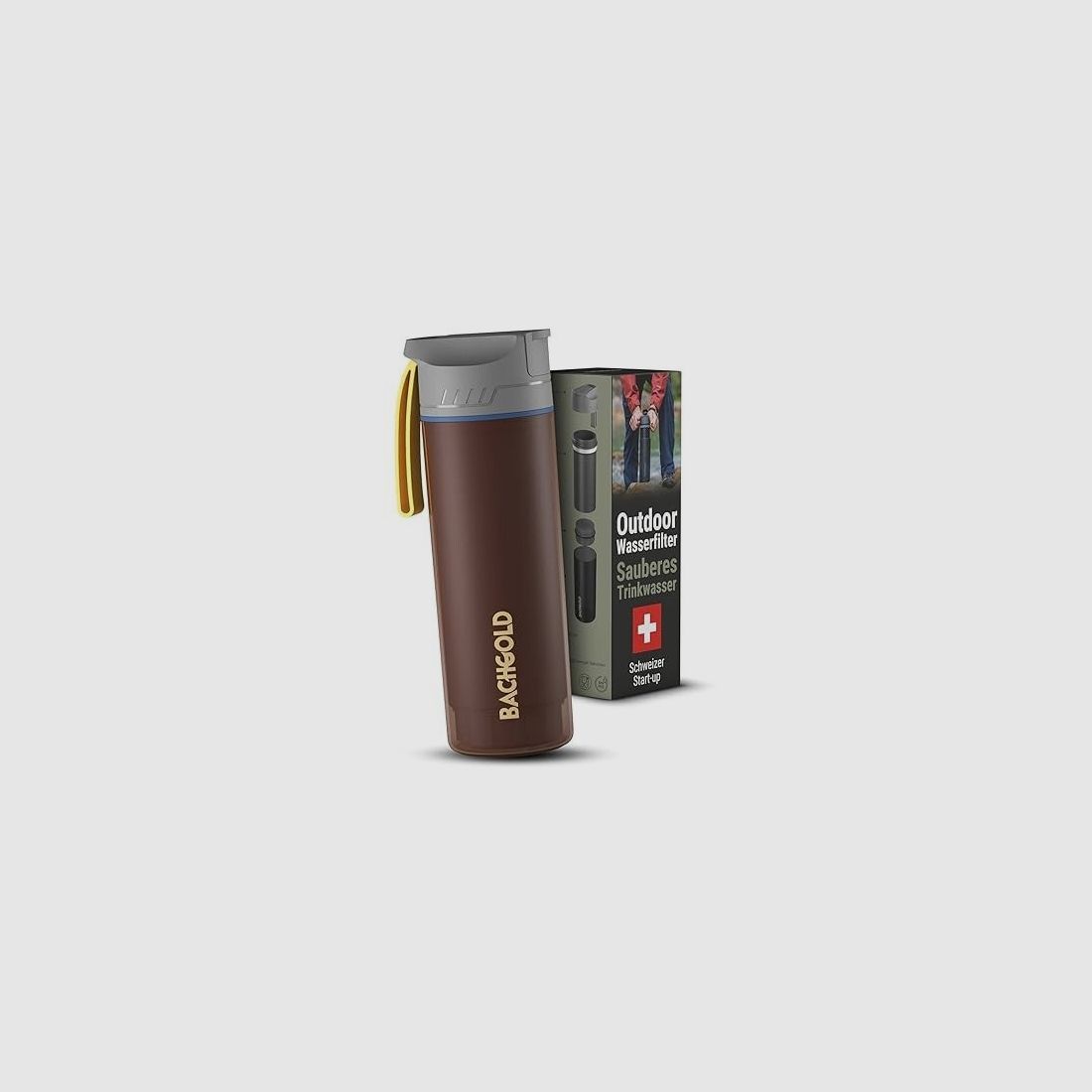 Bachgold® Profi Outdoor Wasserfilter Flasche