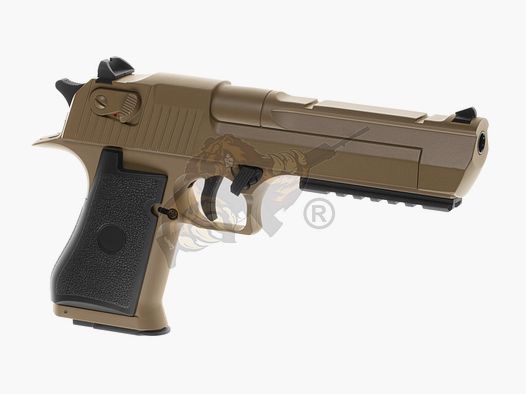 Cyma .50 AE CM.121 Metalslide Airsoft Tan - max 0,5 Joule