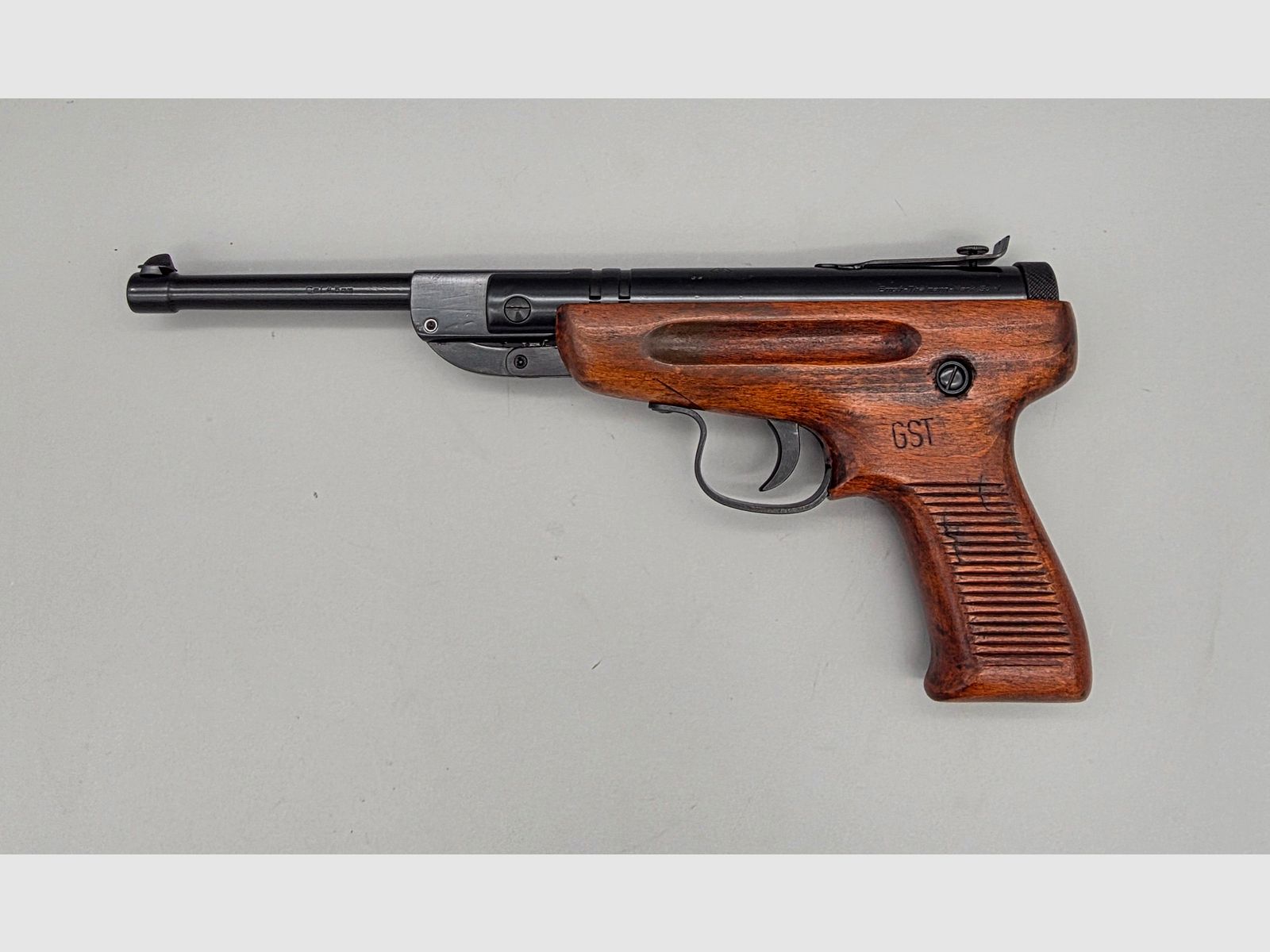 Restaurierte Luftpistole Haenel LUP54 selten zu finden Knicker Pistole GST LUP 54