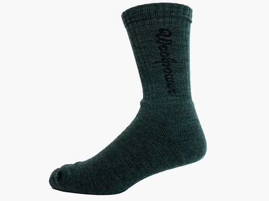 Woolpower Socken 400 Logo (Forest Green)