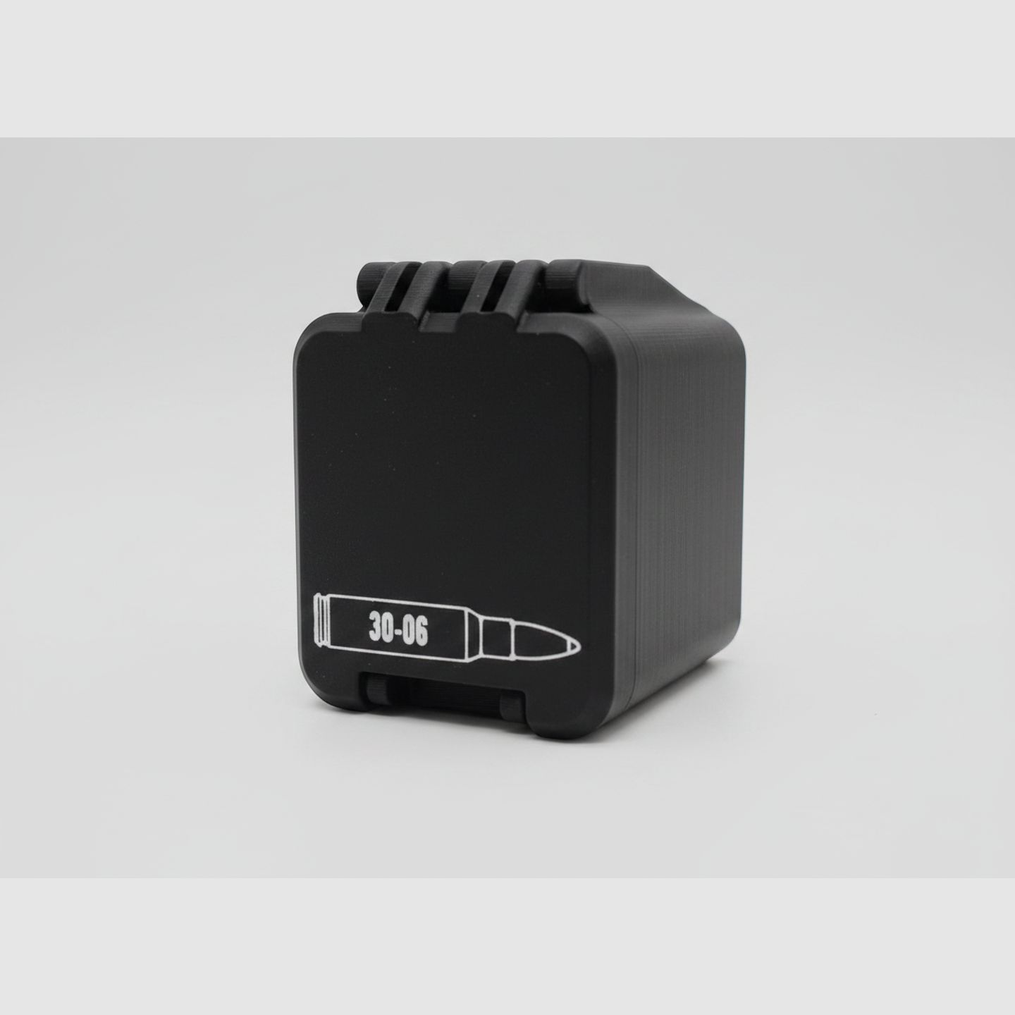 Filamelt ammunition box / 30-06 Springfield / 'folding / locking lid' / cartridge box, ammo box
