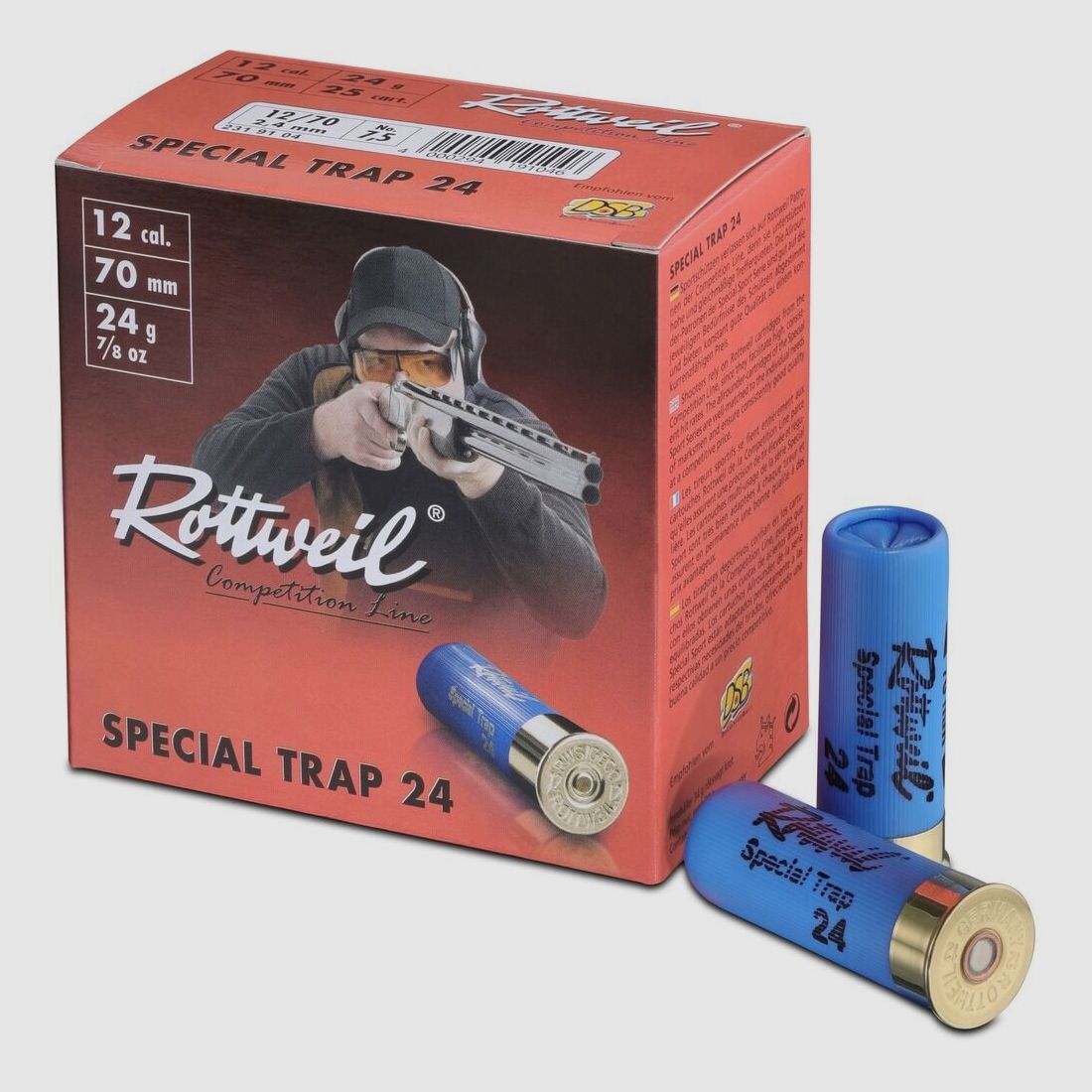 Rottweil 24g Special Trap 2,4mm 25STK