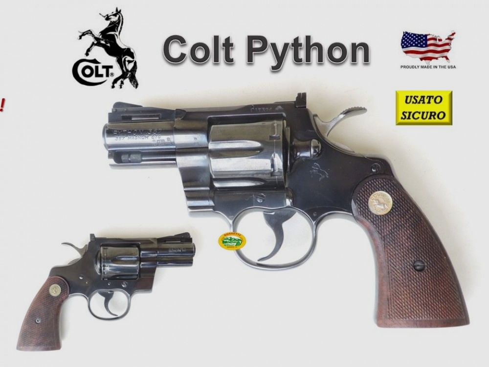 COLT PYTHON gebraucht Kal.357 mag. Lauf 2´´5 R.16256